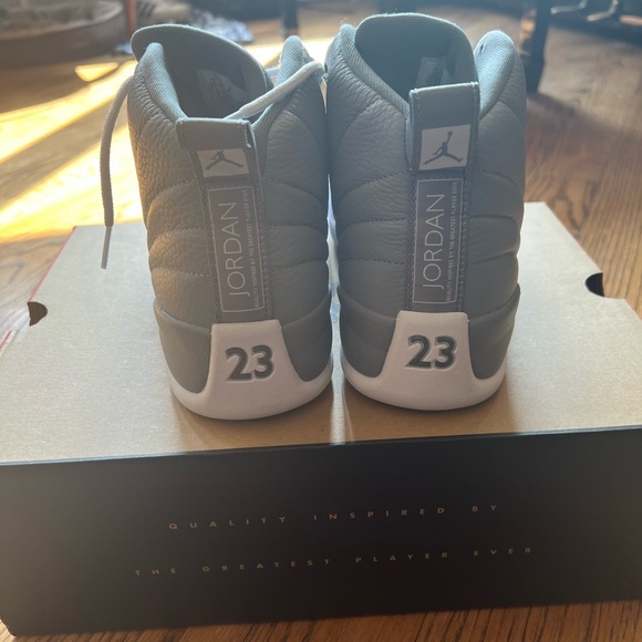 The Air Jordan 12 Retro Stealth Grey - Picture 6 of 7